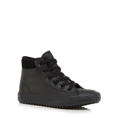 Boys' black 'All Star' high top trainers